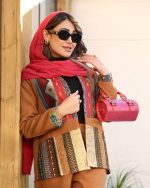 کت و شلوار سنتی زنانه مدل الیزا با جنس بزیاق و قد کت 70 - تصویر 2