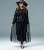 کت دامن گیپور زنانه با قد 60 در چند رنگ پرفروش