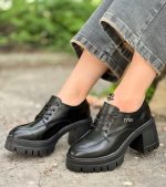 کفش کلاسیک و اداری مدل miu با پاشنه 8 سانت - تصویر 2