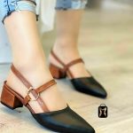صندل مجلسی بزرگ پا کد 916 چرم صنعتی و پاشنه 3 سانت سایز 36 تا 42