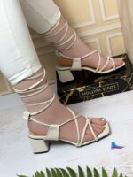 صندل مجلسی بندی پاشنه 6 سانت زنانه در سه رنگ پرفروش 309 - تصویر 3