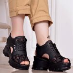 صندل تابستانی مدل Dior با زیره پیو و لژ 6 سانت
