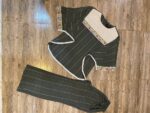 ست پانچ و شلوار با خرجکار هندی و جنس صوفیا - تصویر 5