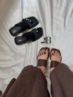 صندل انگشتی زنانه مدل زارا با پاشنه 2 سانت پرفروش - تصویر 2