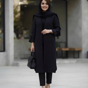 خرید اینترنتی مانتو کاربردی و اداری زنانه سایز 48 تا 58 از گالری مدیسه