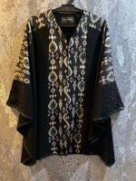 پانچ سنتی زنانه کد 0458 با جنس شانتون و پنل تافته طرحدار قد 78 - تصویر 4