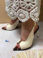 صندل مجلسی زنانه مدل ysl با پاشنه 9 سانت - تصویر 3