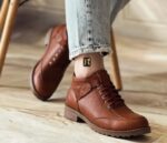 نیم بوت زنانه طبی پرفروش مدل سیمین با زیره پیو - تصویر 4